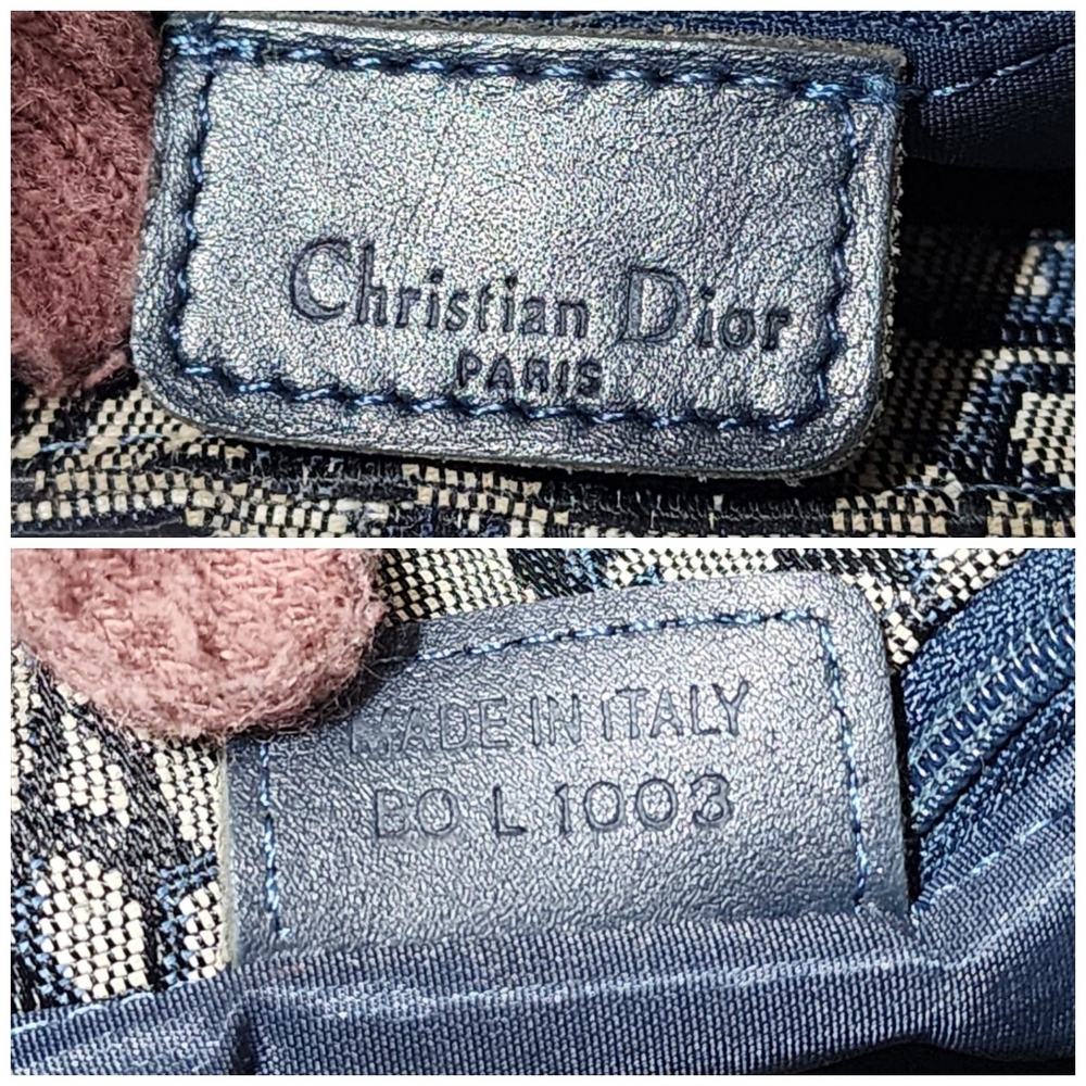 CHRISTIAN DIOR Monogram Flap Messenger Navy Blue - Picture 4 of 16